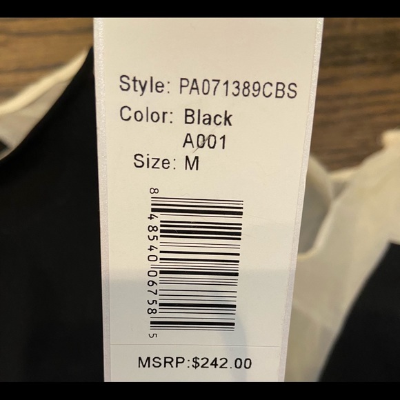 Parker New Silk Pipsy Sheer Black and White Shift Dress Size Medium - Picture 10 of 12